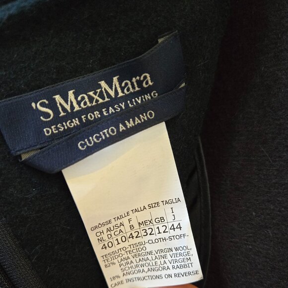 'S Max Mara Wool Blend Colour blocked skirt - Picture 8 of 12